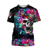 Love Skull animal full color 3D all over printed for man and women QB06092002-Apparel-PL8386-T- Shirt-S-Vibe Cosy™