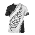 Paua Shell Maori Silver Fern 3d all over printed shirt and short for man and women-Apparel-PL8386-T-shirt-S-Vibe Cosy™