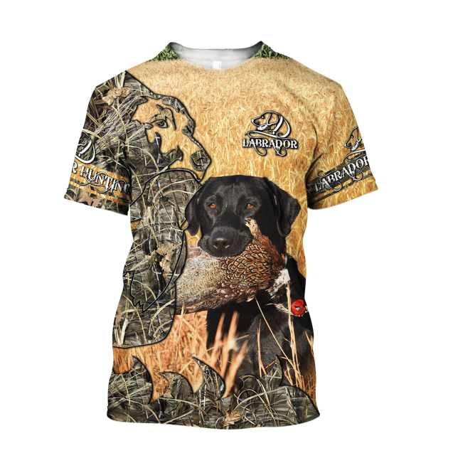 Labrador Hunting Camo 3D Over Printed Unisex Deluxe Hoodie ML