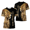 February Lion Queen 3D All Over Printed Shirt for Women