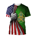 Irish St.Patrick day 3d hoodie shirt for men and women MH0511201