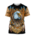 Eagle Native American 3D All Over Printed Unisex Shirts