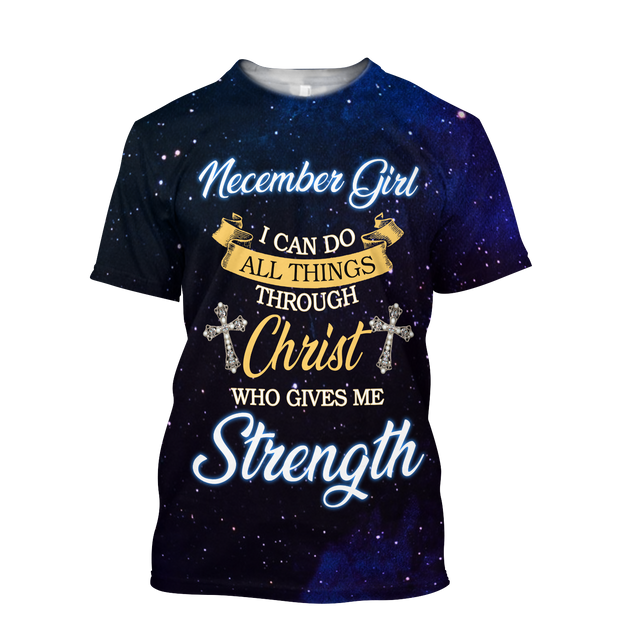 November Girl I Can Do All Things 3D All Over Printed Shirts For Men and Women DQB08122008S