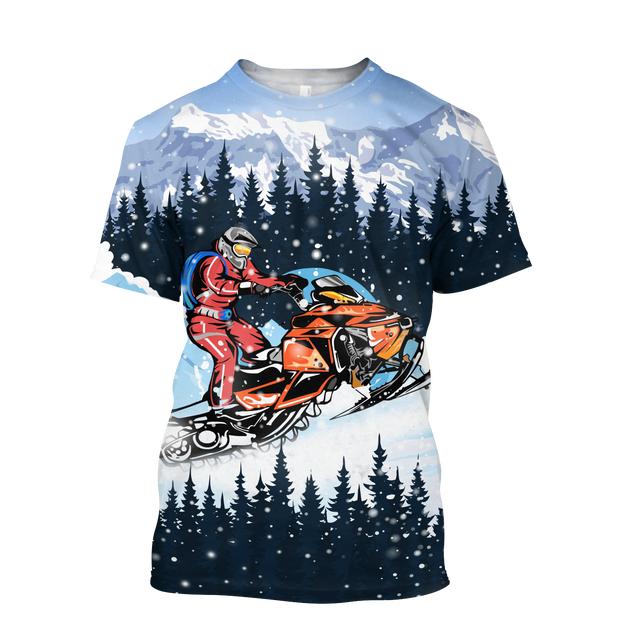 Snowboarding 3D All Over Printed shirt & short for men and women PL