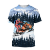 Snowboarding 3D All Over Printed shirt & short for men and women PL