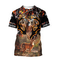 Amazing Deer Hunting 3D All Over Printed Shirts For Men LAM