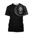 Mexican Aztec Warrior 3D All Over Printed Shirts For Men and Women QB07022001-Apparel-TA-T-Shirts-S-Vibe Cosy™