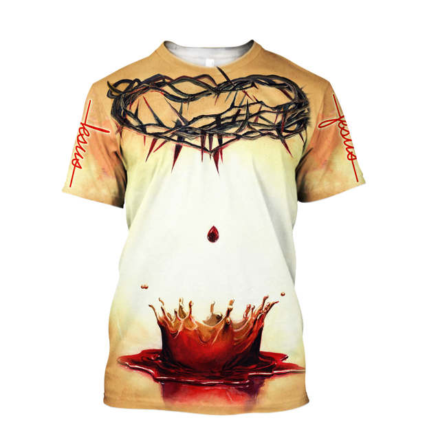 Premium Christian Jesus Catholic 3D Printed Unisex Shirts