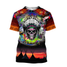 Love Skull native 3D all over printed for man and women QB06082002-Apparel-PL8386-T- Shirt-S-Vibe Cosy™