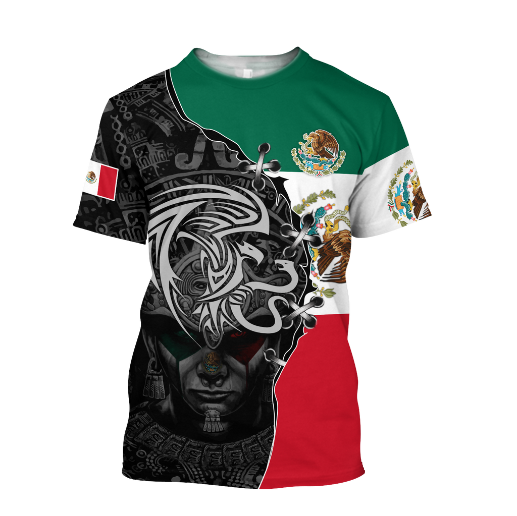 Mexican Aztec 3D All Over Printed Shirts For Men and Women