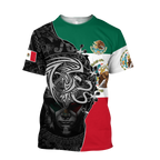 Mexican Aztec 3D All Over Printed Shirts For Men and Women