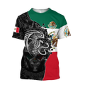 Mexican Aztec 3D All Over Printed Shirts For Men and Women