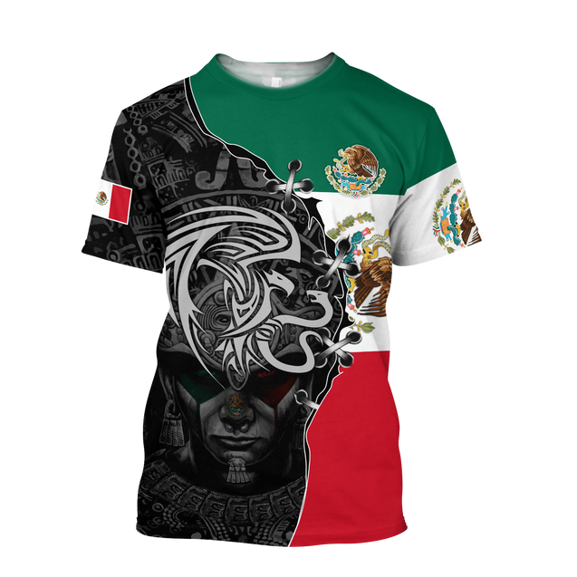 Mexican Aztec 3D All Over Printed Shirts For Men and Women