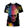 Love Skull 3D all over printed for man and women-Apparel-PL8386-T- Shirt-S-Vibe Cosy™