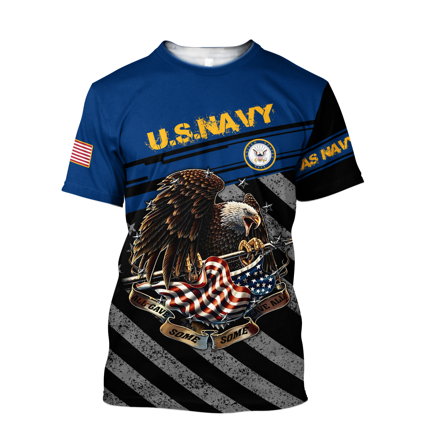 US Navy US Veteran 3D All Over Printed Shirts MH211020