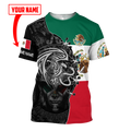 Custom Name Mexican Aztec 3D All Over Printed Shirts For Men and Women DQB06272005S