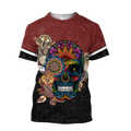 Love Sugar Skull 3D all over printed for man and women QB05122003-Apparel-PL8386-T- Shirt-S-Vibe Cosy™