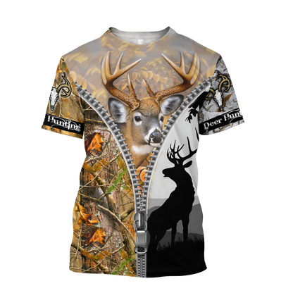 Deer Hunting 3D All Over Printed Shirts For Men LAM