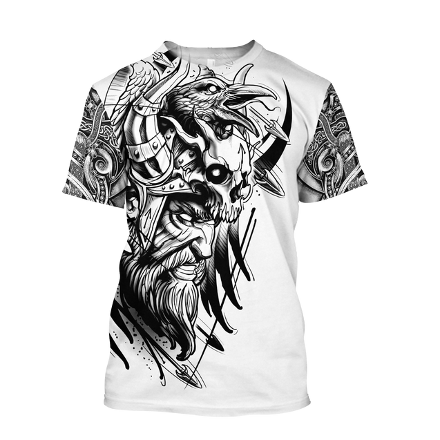 Love Viking tattoos 3D all over printed for man and women-Apparel-PL8386-T- Shirt-S-Vibe Cosy™