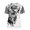 Love Viking tattoos 3D all over printed for man and women-Apparel-PL8386-T- Shirt-S-Vibe Cosy™