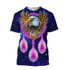 Eagle Purple Dreamcatcher Native American 3D All Over Printed Shirts VP11092002-LAM