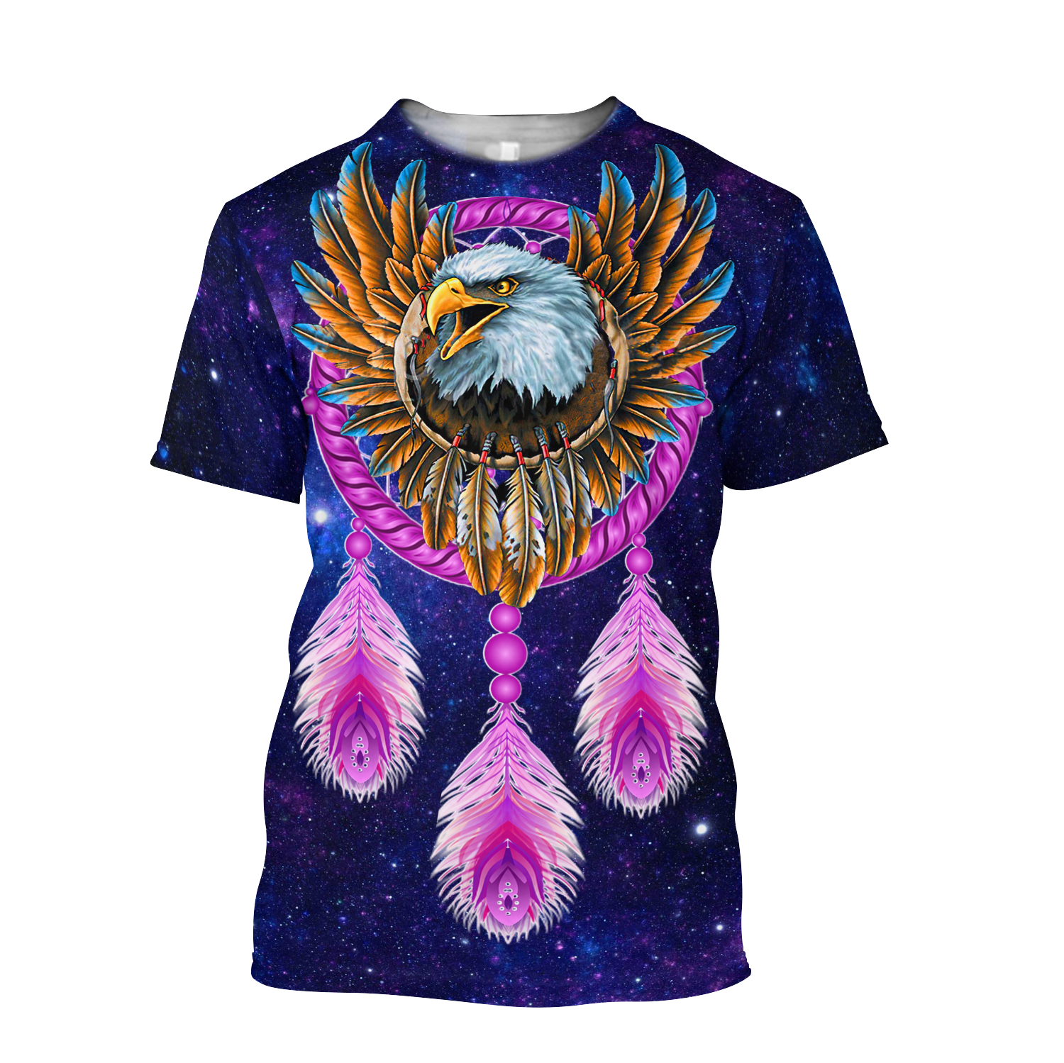 Eagle Purple Dreamcatcher Native American 3D All Over Printed Shirts VP11092002-LAM