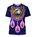 Eagle Purple Dreamcatcher Native American 3D All Over Printed Shirts VP11092002-LAM