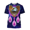 Eagle Purple Dreamcatcher Native American 3D All Over Printed Shirts VP11092002-LAM