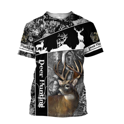 Huntaholic - Deer Hunting 3D All Over Printed Shirts For Men And Woman