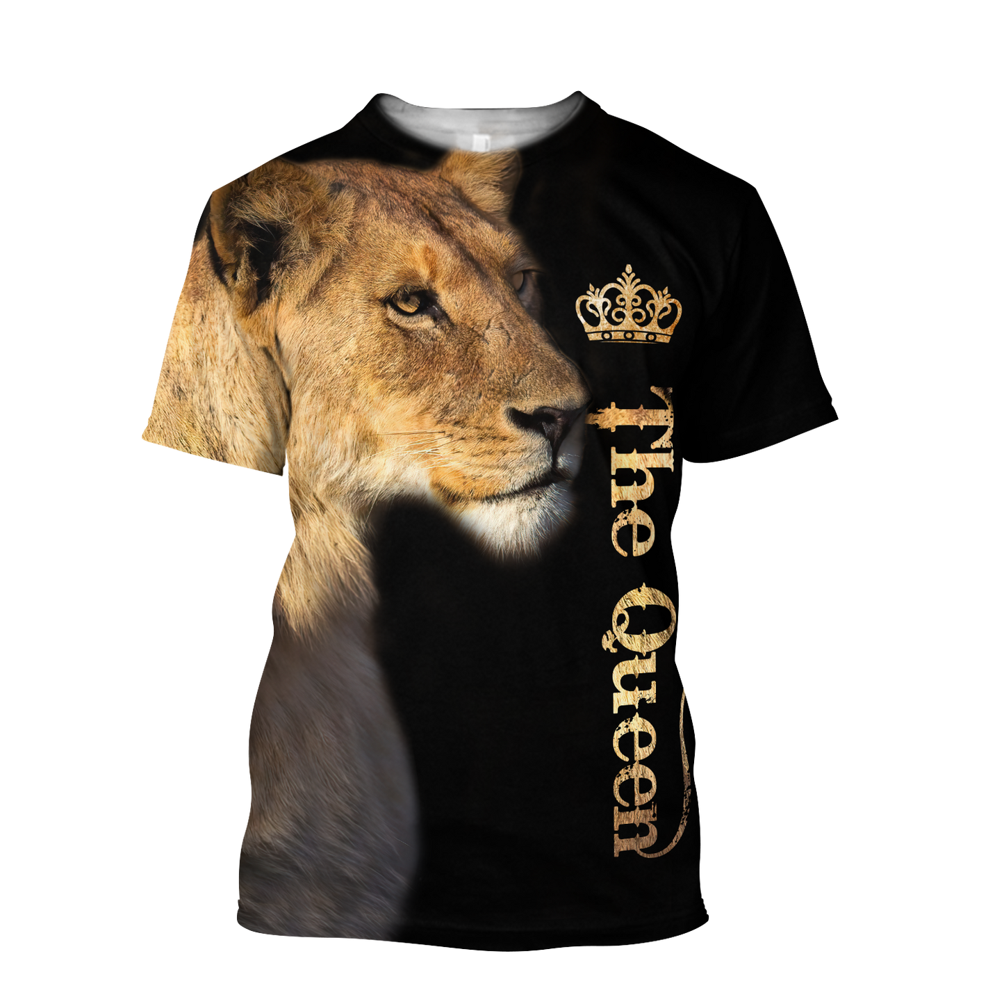 Queen Lion 3D All Over Printed Unisex Shirts