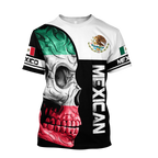 Mexican Skull 3D All Over Printed Shirts For Men and Women DQB10102001