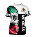 Mexican Skull 3D All Over Printed Shirts For Men and Women DQB10102001