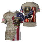 US Army 3D All Over Printed Shirts  MH1210201