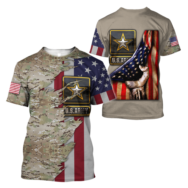 US Army 3D All Over Printed Shirts  MH1210201