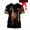 Arabian Horse Custom Name 3D All Over Printed Shirts DQB10072001