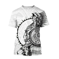 Mexican Aztec Warrior 3D All Over Printed Shirts DQB07162001-Apparel-TA-T-Shirts-S-Vibe Cosy™