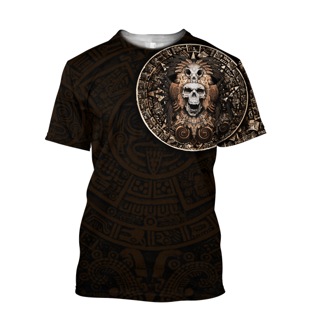 Mexican Aztec Warrior 3D All Over Printed Shirts For Men and Women QB07032002S