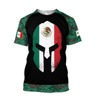 Mexican Coat Of Arm 3D All Over Printed Shirts For Men and Women TA09182002
