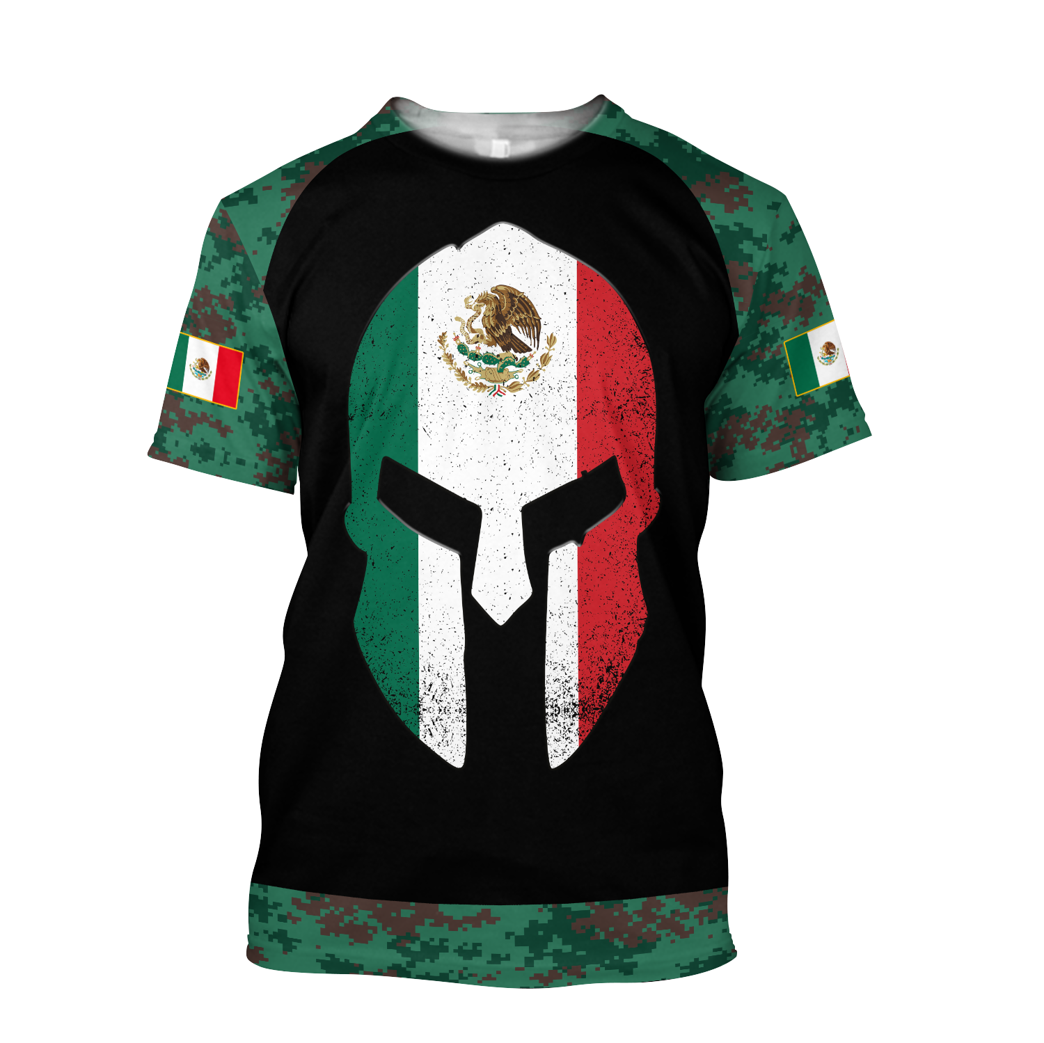 Mexican Coat Of Arm 3D All Over Printed Shirts For Men and Women TA09182002