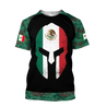 Mexican Coat Of Arm 3D All Over Printed Shirts For Men and Women TA09182002