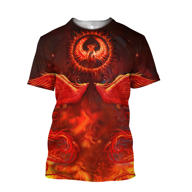 Beautiful Phoenix Hoodie Shirt for Men and Women HHT08102002