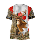 Deer Hunting Canada 3D All Over Printed Shirts For Men LAM