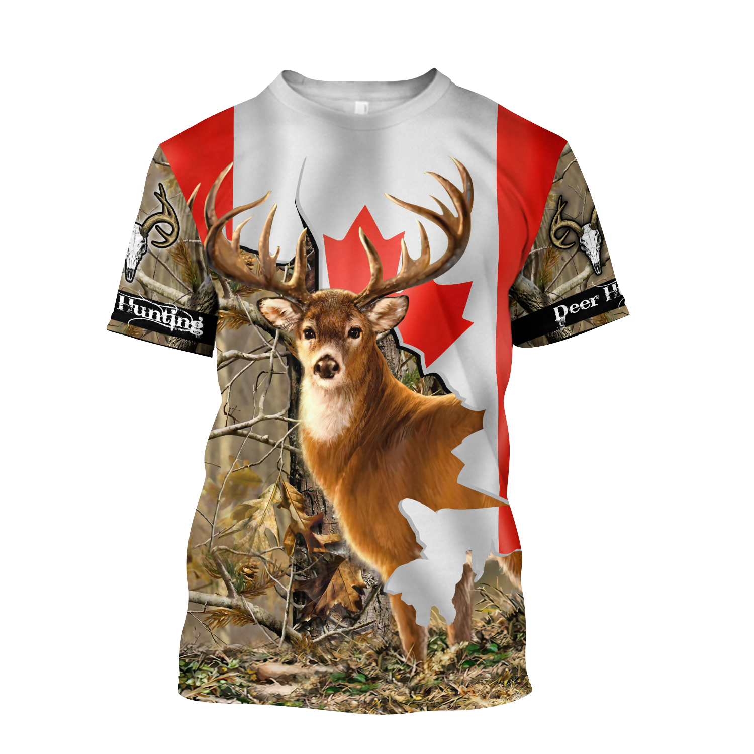 Deer Hunting Canada 3D All Over Printed Shirts For Men LAM
