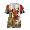 Deer Hunting Canada 3D All Over Printed Shirts For Men LAM