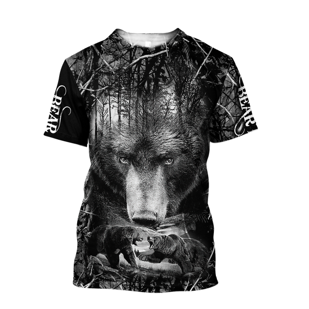 Premium Bear Hunter Camo Unisex Shirts