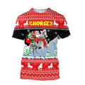 Horse Christmas 3D Shirt For Men And Women HHT16102006