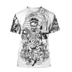 3D God of Egypt Tattoo Over Printed Shirt for Men and Women