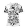 3D God of Egypt Tattoo Over Printed Shirt for Men and Women