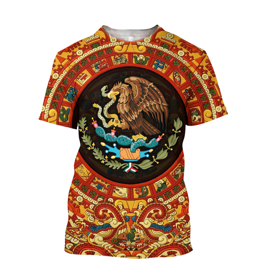 Mexican Aztec 3D All Over Printed Shirts For Men and Women QB07032004