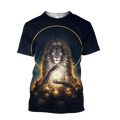 Magical Lion God 3D All Over Printed Shirt for Men and Women